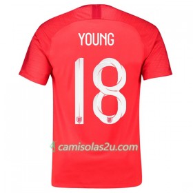 Camisolas de Futebol Inglaterra Young 18 Equipamento Alternativa Copa do Mundo 2018 Manga Curta